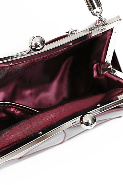 Elvira Shimmer Bag Red - Banned