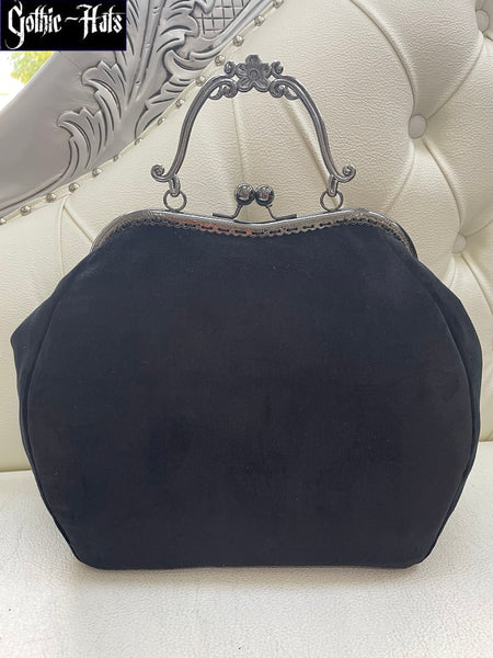 Black Velvet Bag L