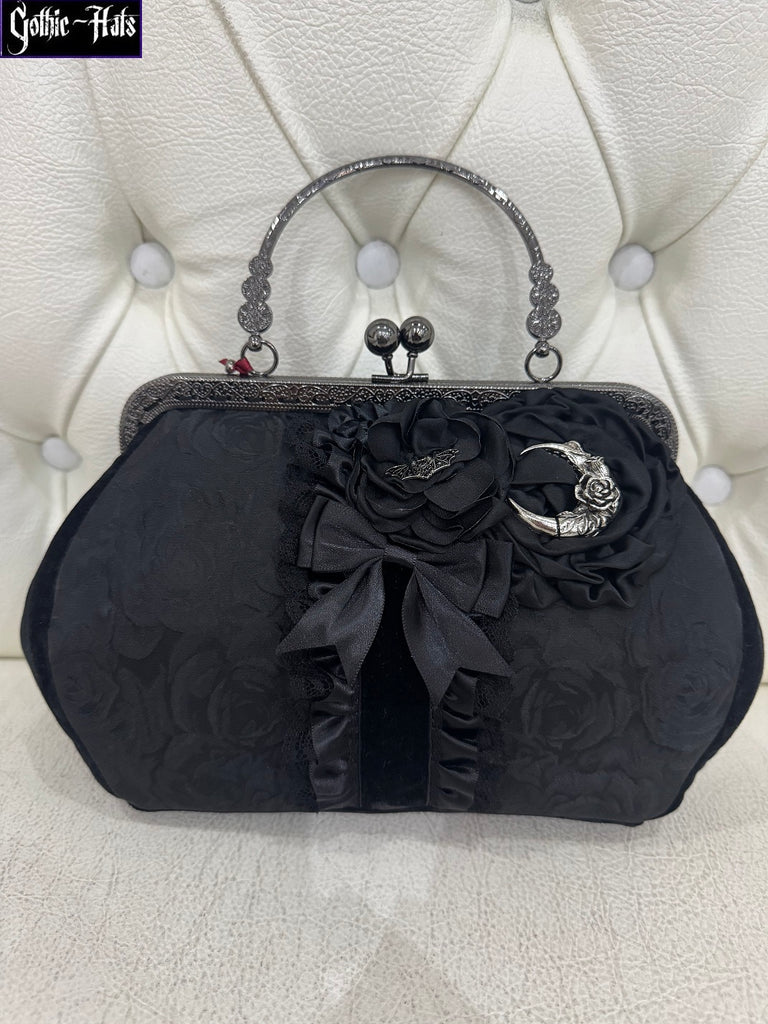 Black Roses Frame Bag