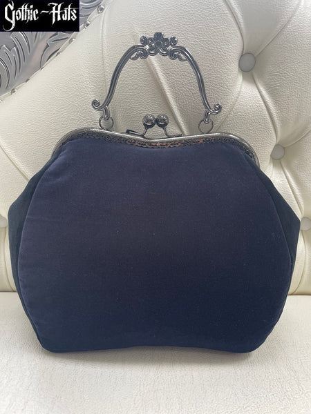 Blue Velvet Bag L
