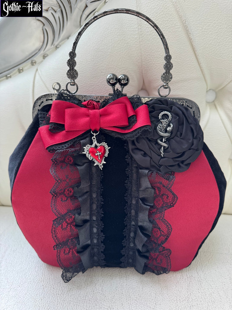 Red Satin Bag