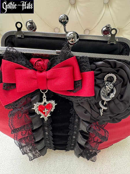 Red Satin Bag