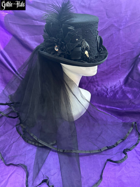 Ebony Top Hat 56cm