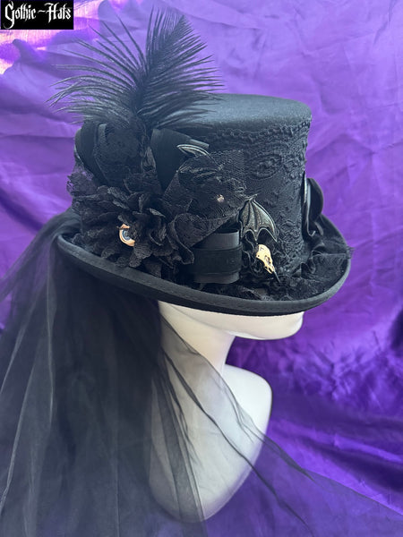 Ebony Top Hat 56cm