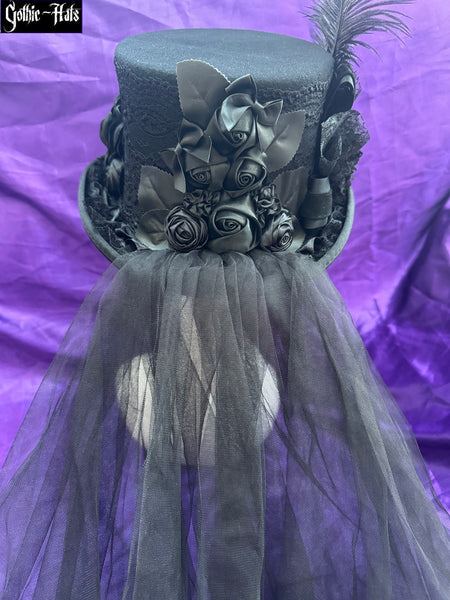 Ebony Top Hat 56cm