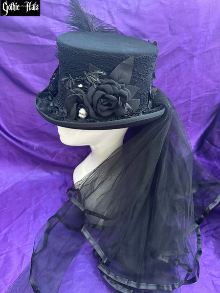 Ebony Top Hat 56cm