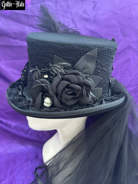 Ebony Top Hat 56cm