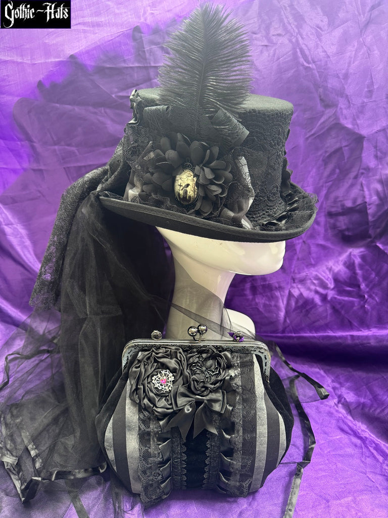 Wednesday Top Hat n Bag Set