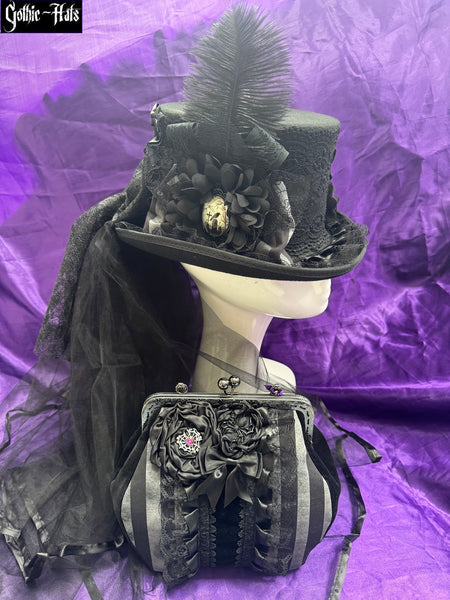 Wednesday Top Hat n Bag Set