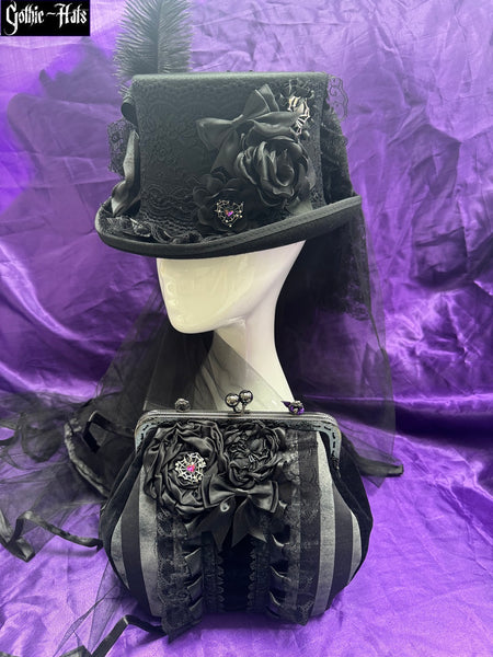 Wednesday Top Hat n Bag Set