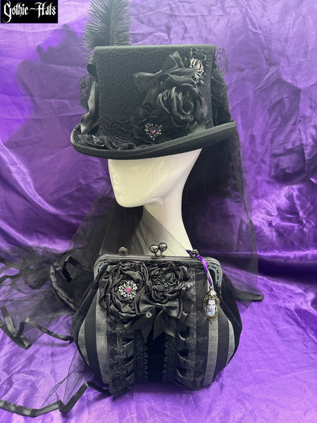 Wednesday Top Hat n Bag Set