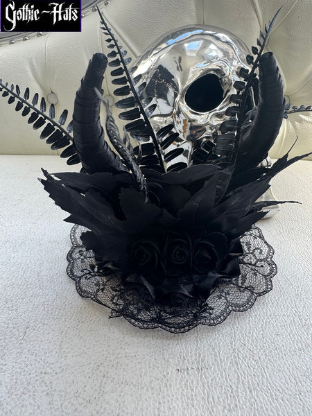 Raven Fascinator