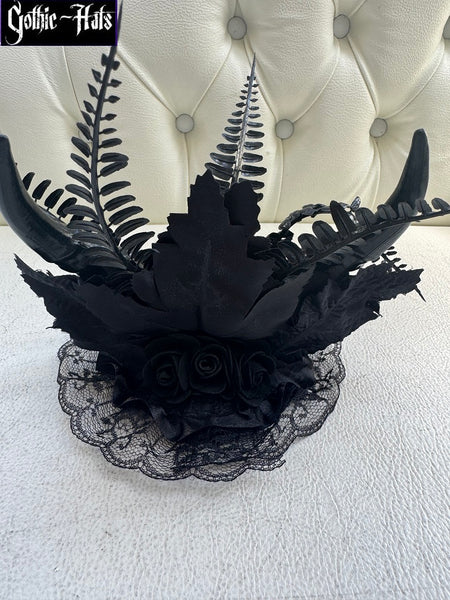 Raven Fascinator blk