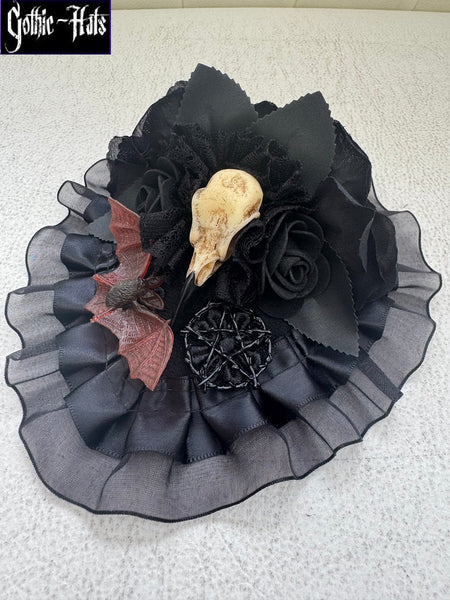 Raven Fascinator