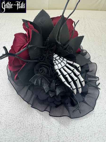 Skeleton Hand Fascinator