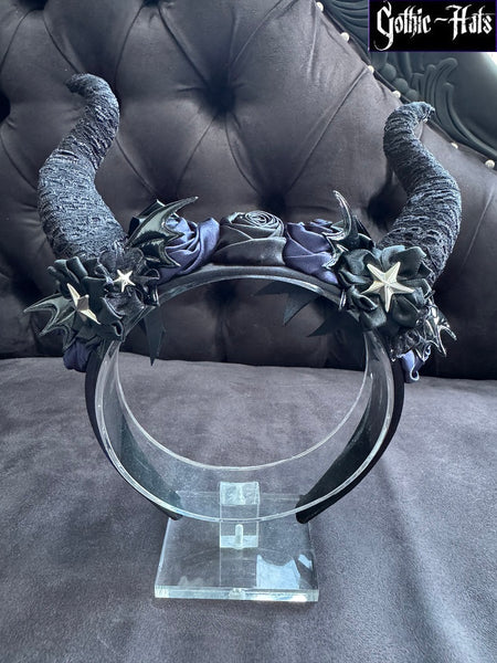Maleficent Blue Bat Headdress