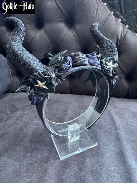 Maleficent Blue Bat Headdress