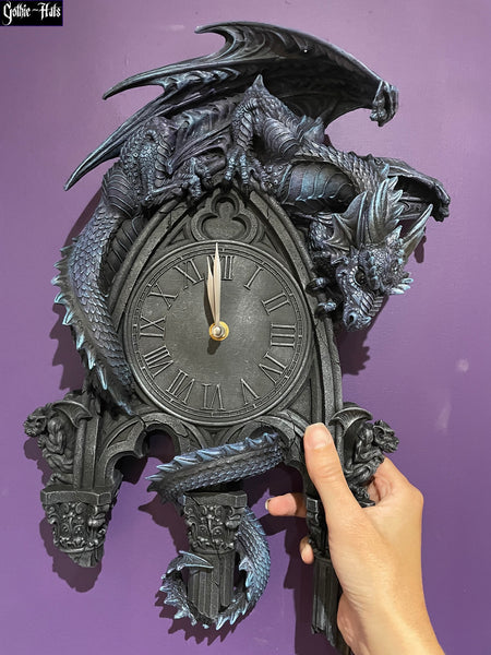 Time Protector Dragon Wall Clock