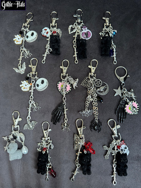 Gothic Chain Bag Charms
