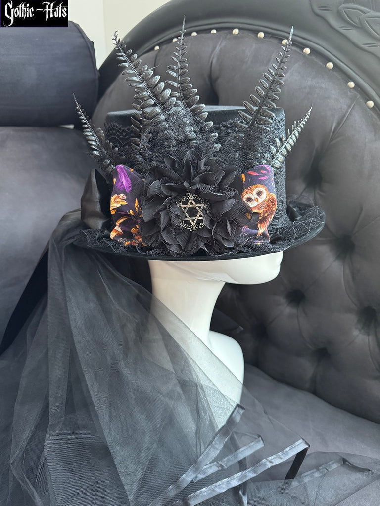 Velour Hat - Woodland Owl