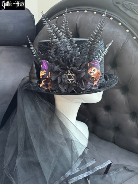 Velour Hat - Woodland Owl
