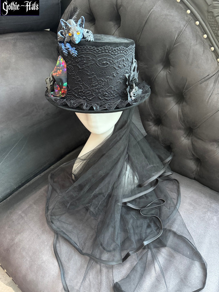 Velour Hat - Sphynx Cat