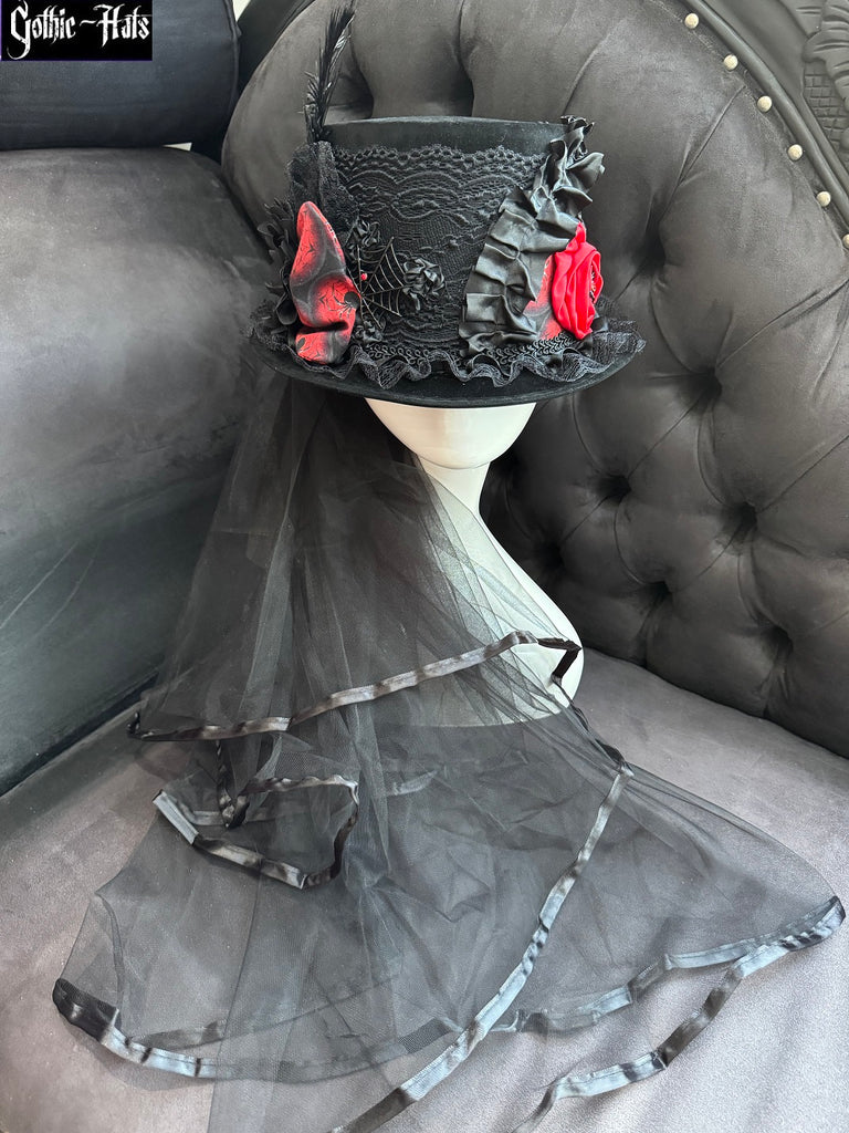 Velour Hat - Spiders