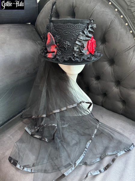 Velour Hat - Spiders