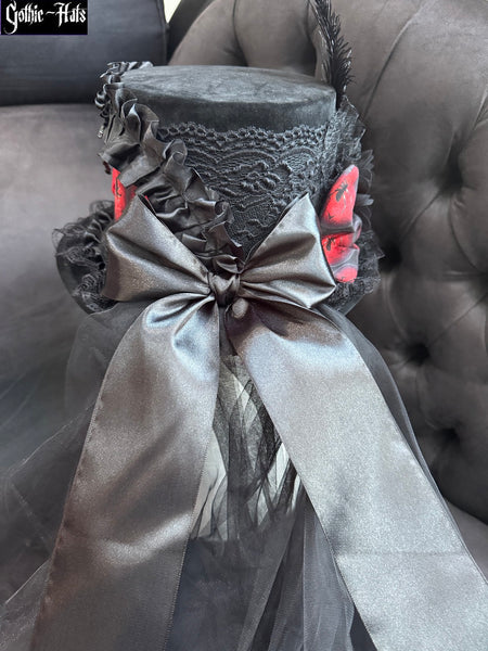 Velour Hat - Spiders
