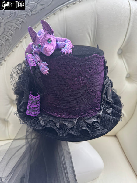 Velour Cat Hat Prp