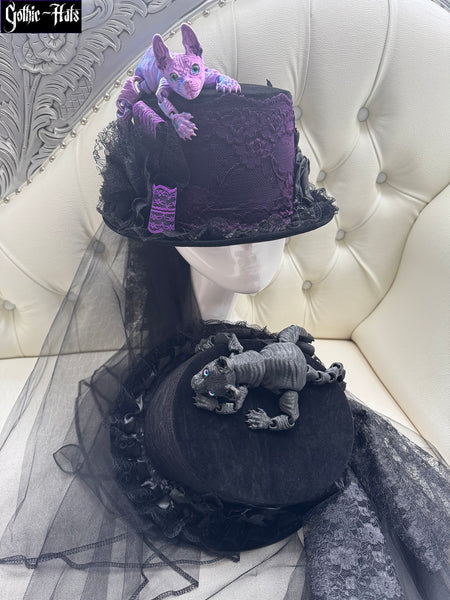 Velour Cat Hat Prp