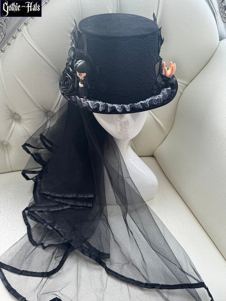 Velour Addams Hat