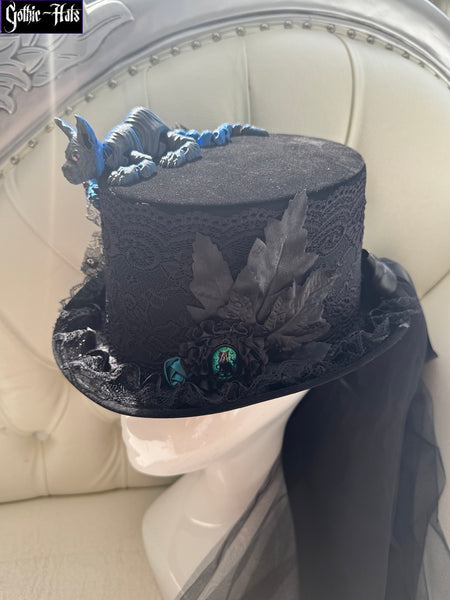 Velour Cat Hat Blk