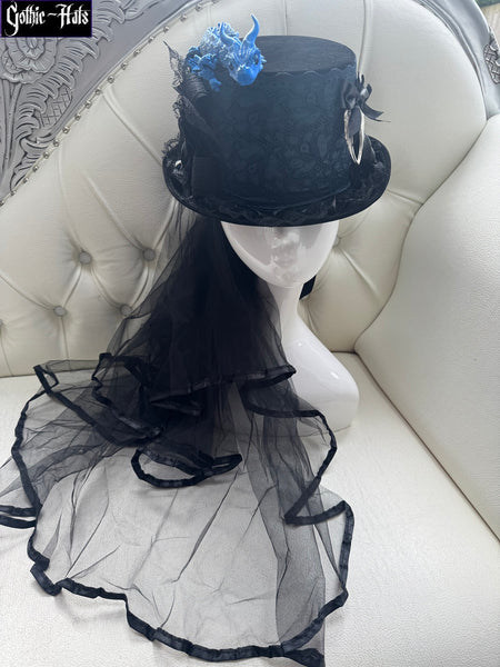 Velour Dragon Hat Blue*