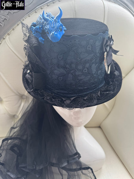 Velour Dragon Hat Blue*