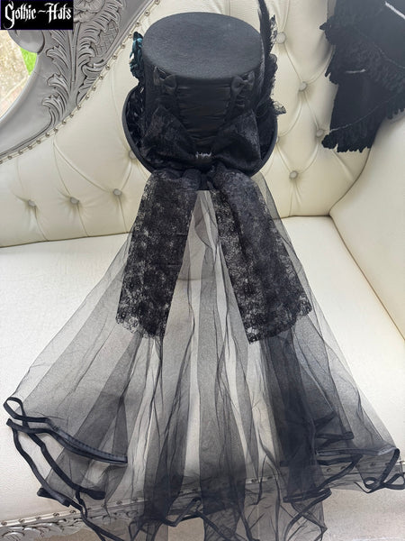 Bat Cameo Top Hat 58cm