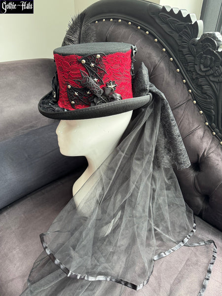 Crimson Top Hat 54cm