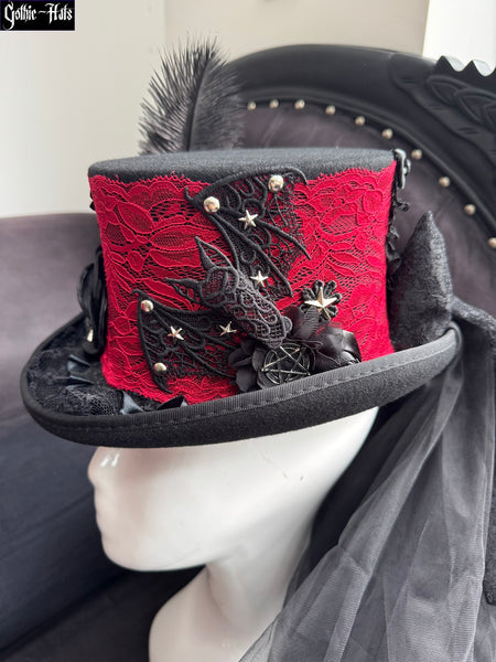 Crimson Top Hat 54cm