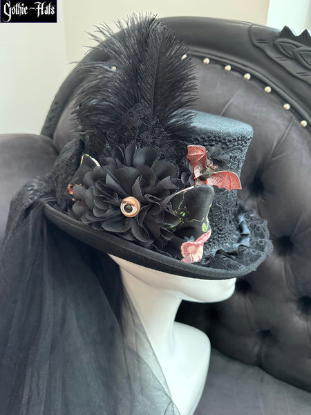 Ebony Top Hat 56cm