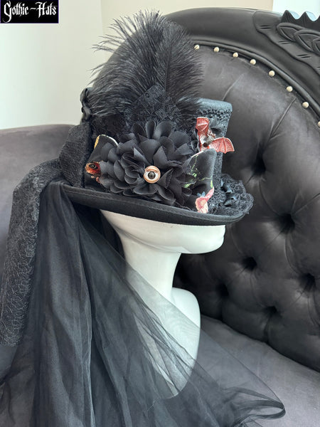 Ebony Top Hat 56cm