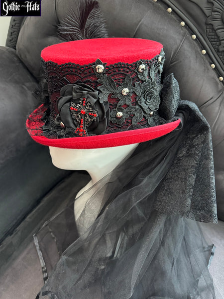 Scarlet Top Hat 56cm