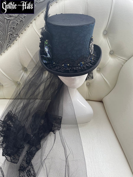 Corpse Bride Top Hat 56cm
