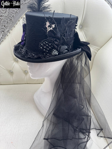 Skeleton Hand Top Hat 55cm