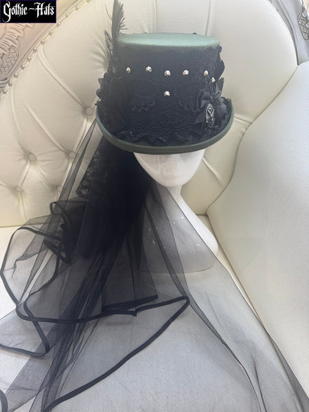 Green Frankenstein Top Hat 56cm