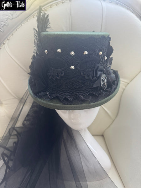 Green Frankenstein Top Hat 56cm