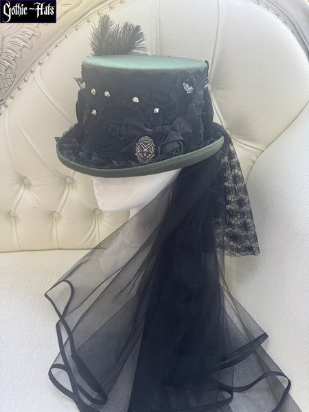 Green Frankenstein Top Hat 56cm