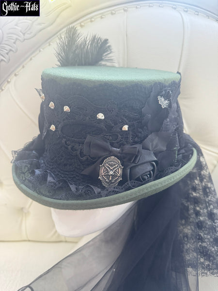 Green Frankenstein Top Hat 56cm