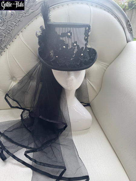 Stripe Top Hat 55cm