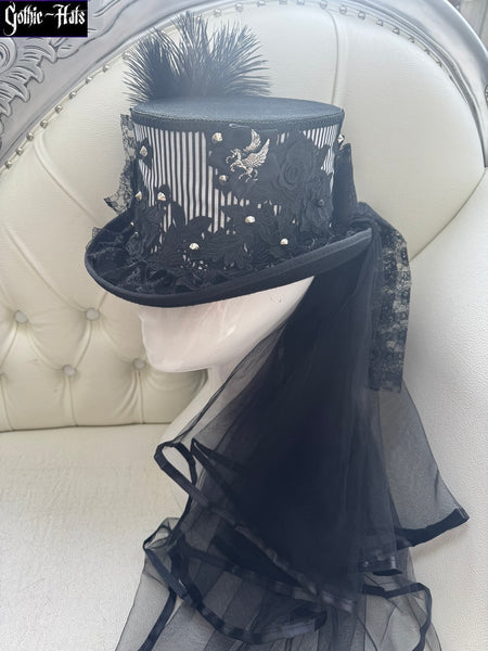 Stripe Top Hat 55cm
