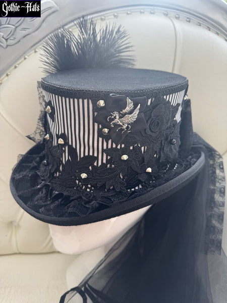 Stripe Top Hat 55cm